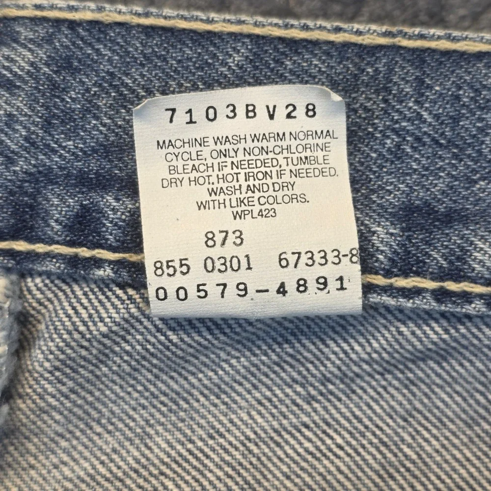 Vintage Y2K Levi's 579 Baggy Fit Jeans Mens 36x30 Blue Skater Wide Leg 2001